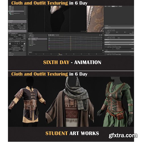 Artstation- Cloth and Outfit Texturing in 6 Days - Master Class