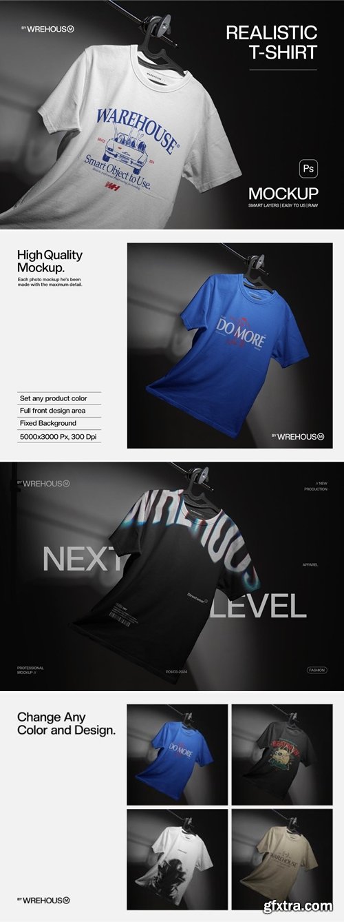 MockupCloud - Realistic T-Shirt Mockup P.1