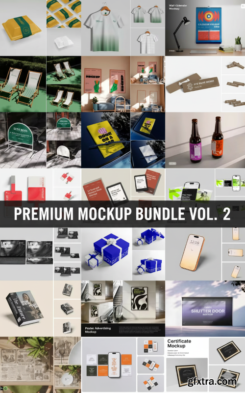 Premium Mockup Bundle Vol. 2
