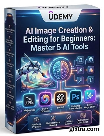 Udemy - AI Image Creation & Editing for Beginners: Master 5 AI Tools