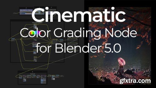 Cinematic Color Grading Node for Blender 5.0 (AgX Workflow)
