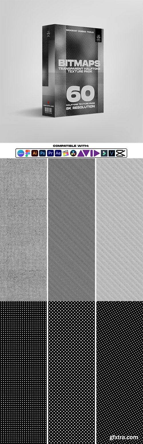 Sickboat - Bitmaps Halftone Texture PNG Pack (8K) Sickboat - Bitmaps Halftone Texture PNG Pack (8K)