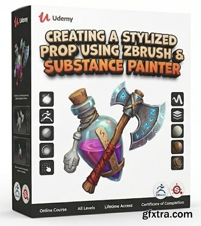 Udemy - Creating a stylized prop using Zbrush & Substance Painter