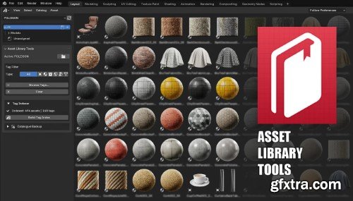 Asset Library Tools v1.0.0 for Blender