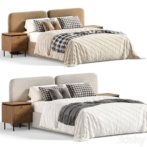 '3dsky Pro - Tadao bed with compartment'