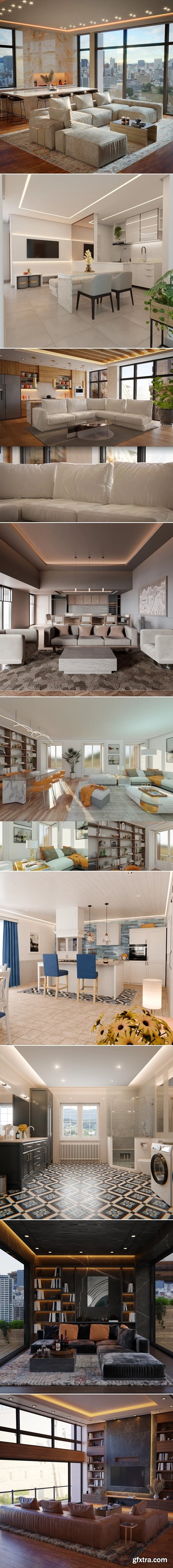 BlenderKit - Scenes Pack #7