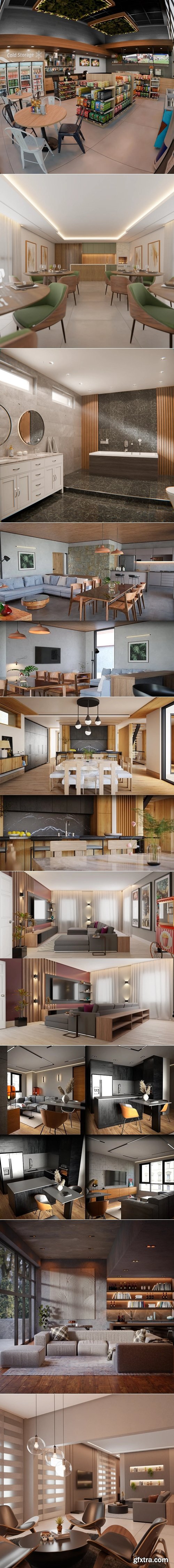 BlenderKit - Scenes Pack #8 BlenderKit - Scenes Pack #8