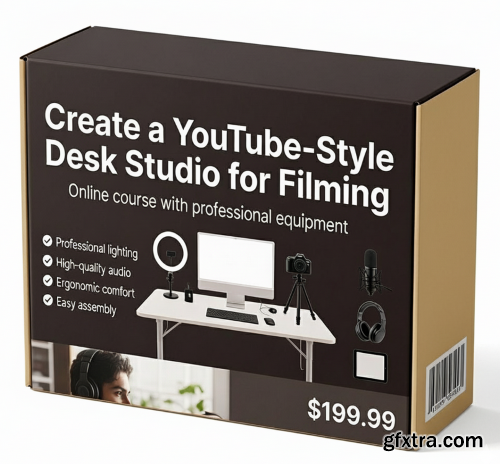 Skillshare - Create a YouTube-Style Desk Studio for Filming