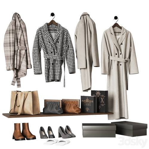'3dsky Pro - Coat collection  Clothes and shoes for the hallway'