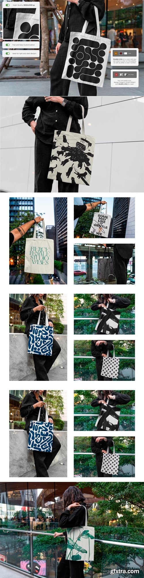 MockupCloud - Tote Bag Urban Mockups