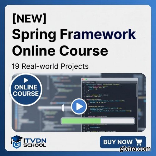 Udemy - [NEW] Spring Framework Course with 19 Real-world Projects