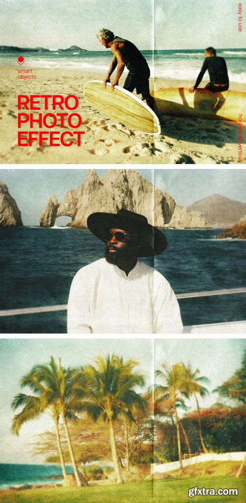 Retro Paper Photo Effect for Photoshop Retro Paper Photo Effect for Photoshop