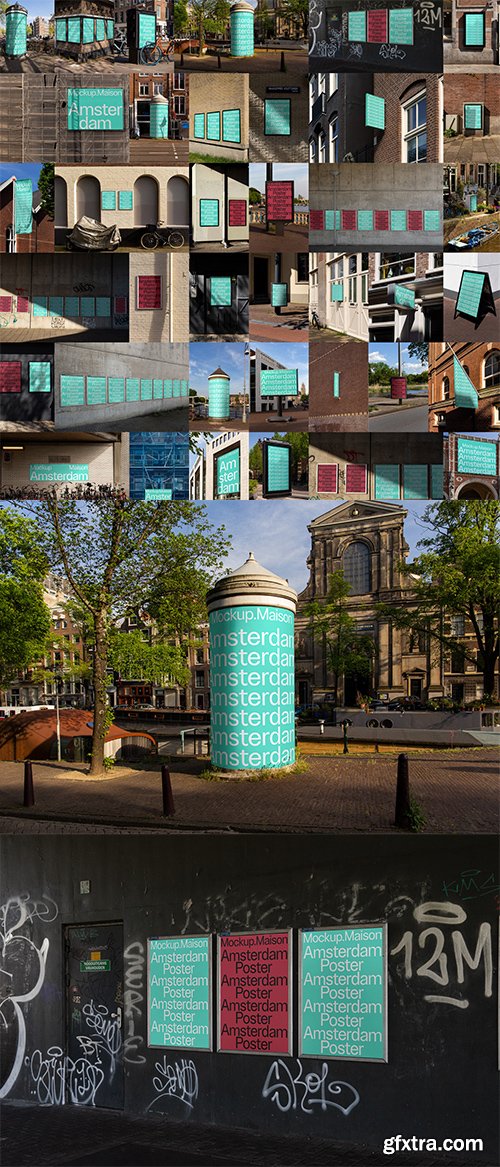 Mockup Maison - Amsterdam Collection &ndash; 40 Mockup $160