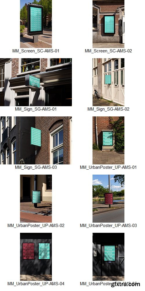 Mockup Maison - Amsterdam Collection &ndash; 40 Mockup $160