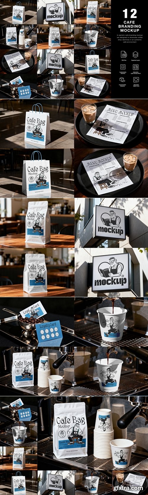 Cafe Branding Mockup