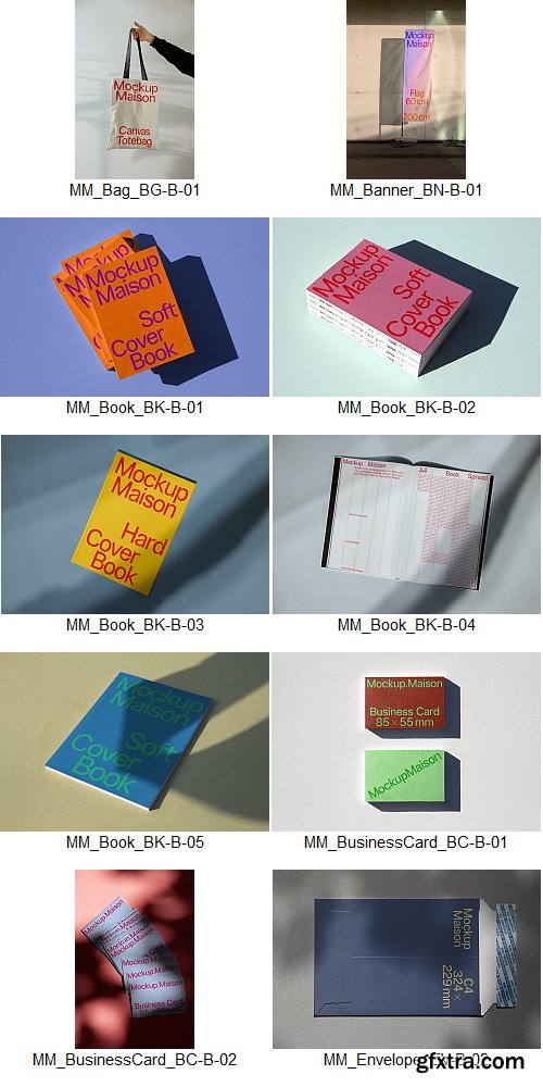 Mockup Maison - B Collection &ndash; 51 Mockups $190