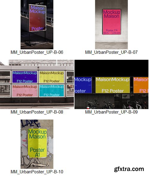 Mockup Maison - B Collection &ndash; 51 Mockups $190