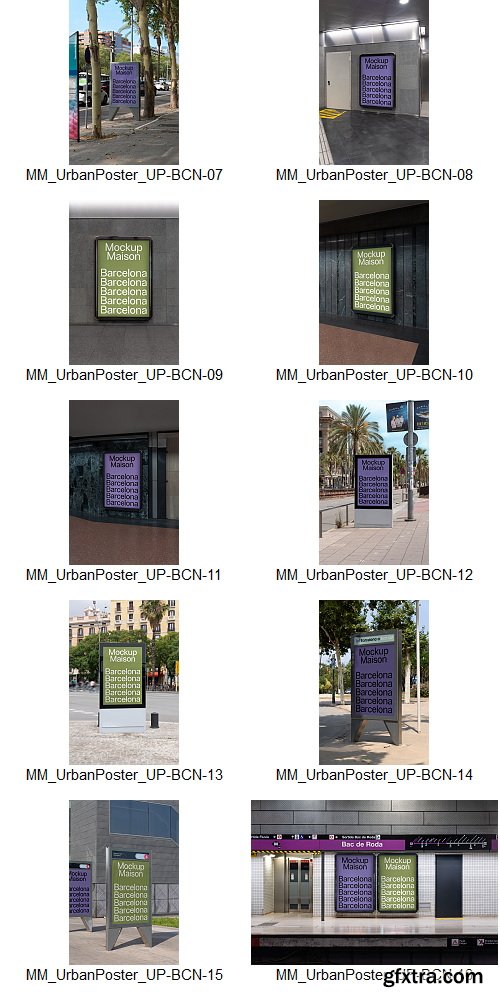 Mockup Maison - Barcelona Collection &ndash; 62 Mockups $280