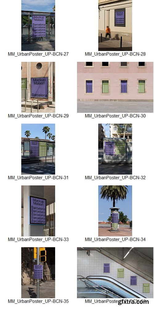 Mockup Maison - Barcelona Collection &ndash; 62 Mockups $280