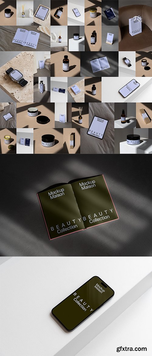 Mockup Maison - Beauty 3 Collection – 37 Mockups $170 Mockup Maison - Beauty 3 Collection – 37 Mockups $170