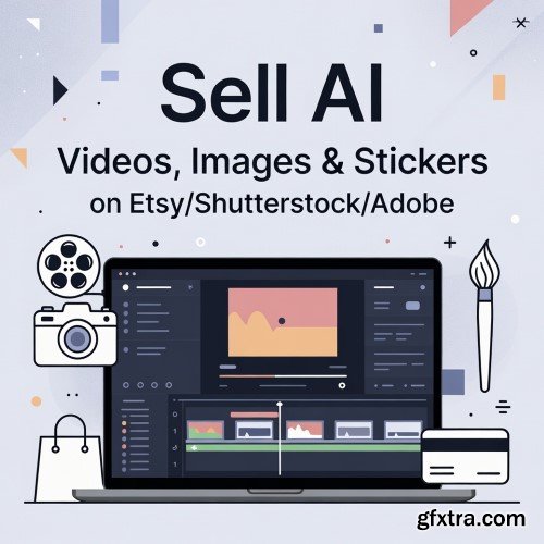 Udemy - Sell AI Videos, Images &amp; Stickers on Etsy/Shutterstock/Adobe