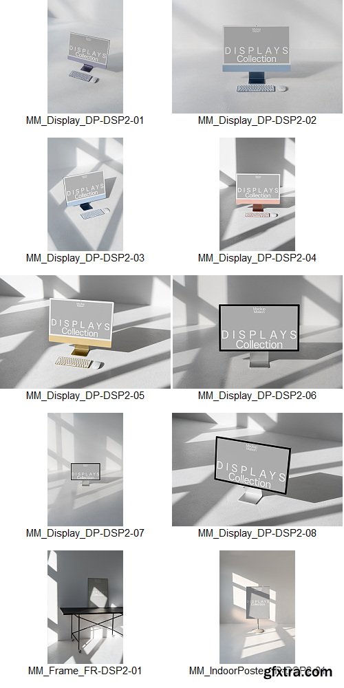Mockup Maison - Display2 Collection &ndash; 23 Mockups $100