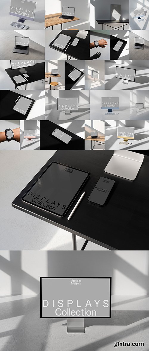 Mockup Maison - Display2 Collection &ndash; 23 Mockups $100