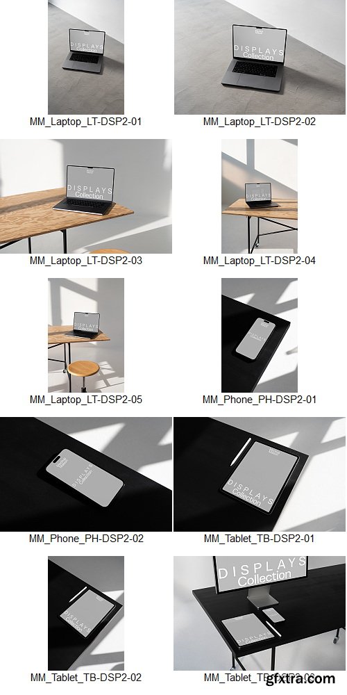 Mockup Maison - Display2 Collection &ndash; 23 Mockups $100