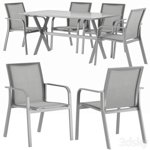 '3dsky Pro - sette garden oxit table and chair'