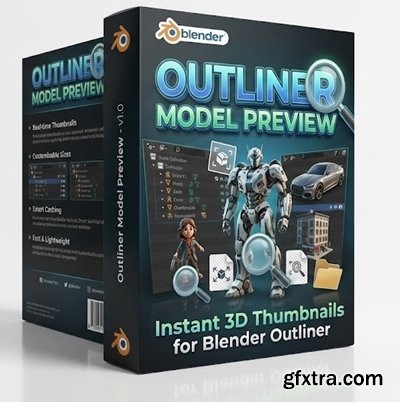 Outliner Model Preview v1.0.5 for Blender