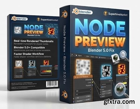 SuperhiveMarket - Node Preview v1.21 | Blender 5.0 Fix