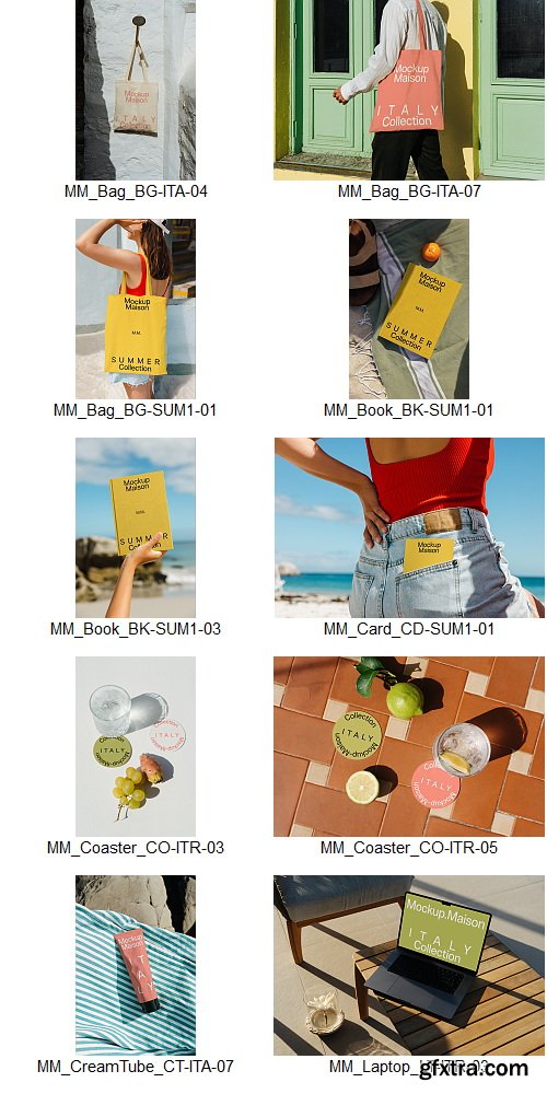 Mockup Maison - Best of Summer Collection &ndash; 20 Mockups $80