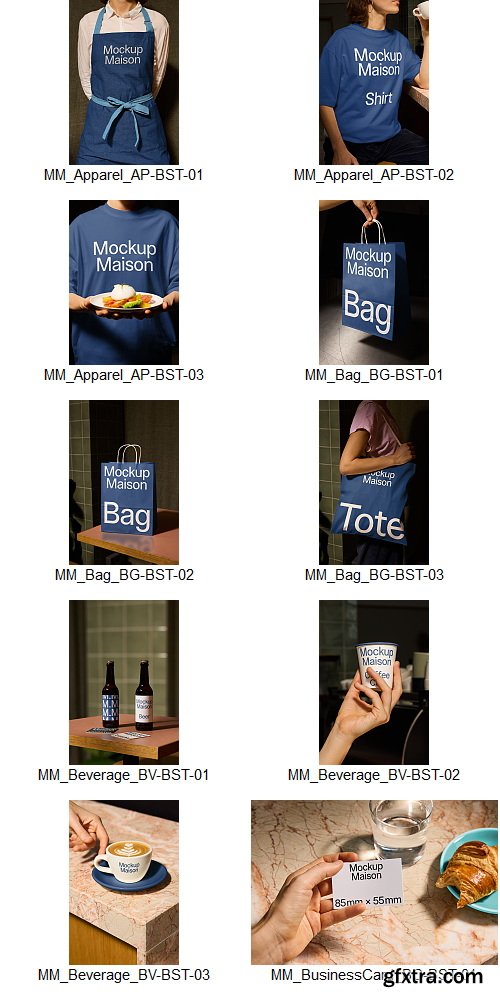 Mockup Maison - Bistro Collection &ndash; 33 Mockups $150