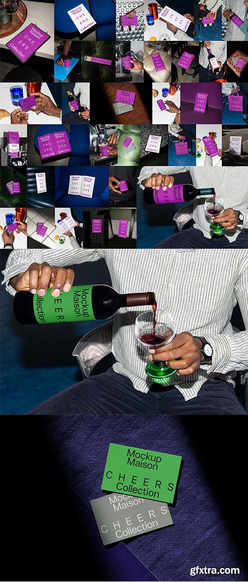Mockup Maison - Cheers Collection &ndash; 38 Mockups $180