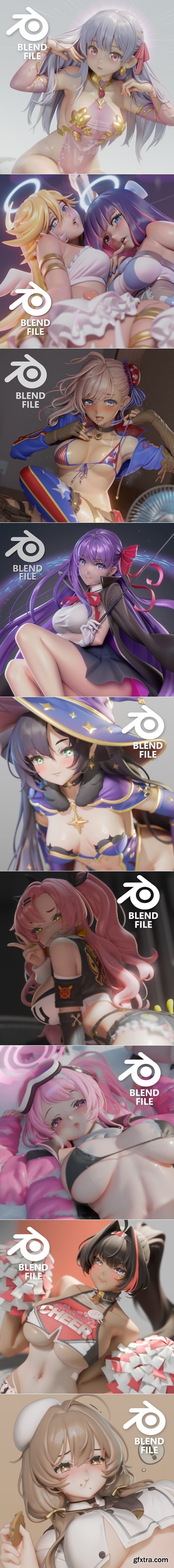 Gumroad - Ucupumar 3D Models Collection