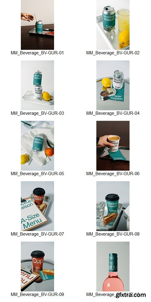 Mockup Maison - Gourmet Collection &ndash; 75 Mockups $340