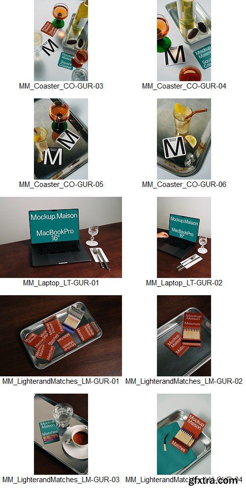 Mockup Maison - Gourmet Collection &ndash; 75 Mockups $340