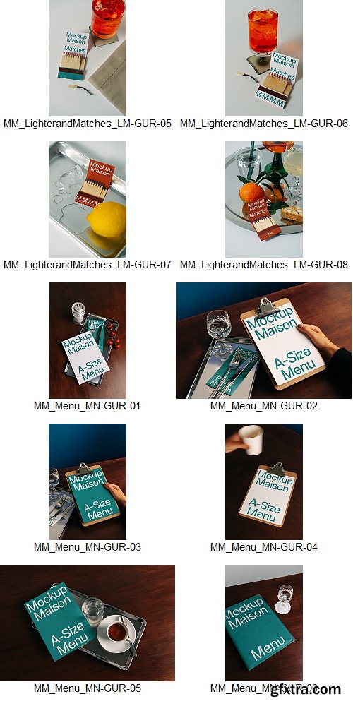 Mockup Maison - Gourmet Collection &ndash; 75 Mockups $340