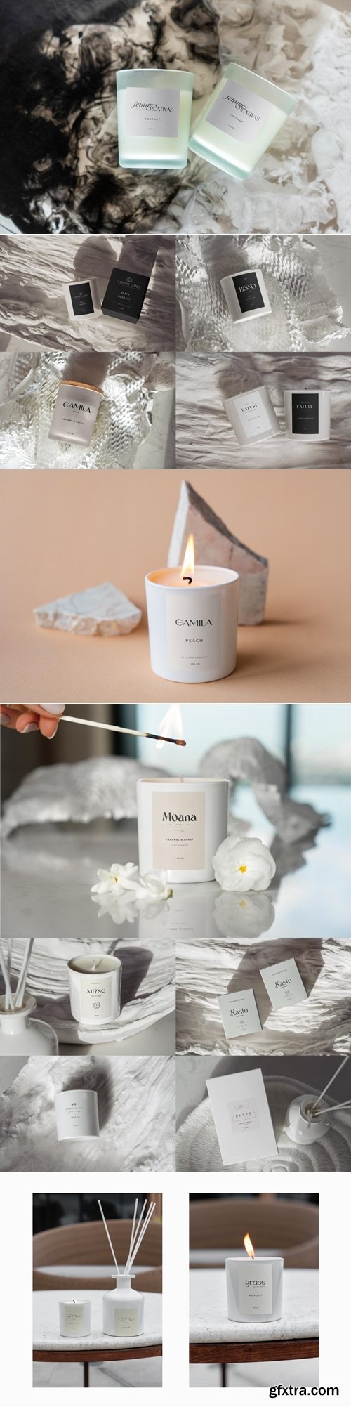 MockupCloud - Candle Mockups Set