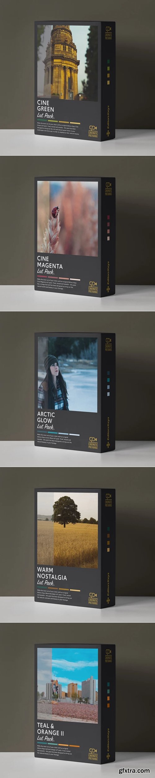 Editorskeys - Cinematic PRO Lut Pack - 5 Pack
