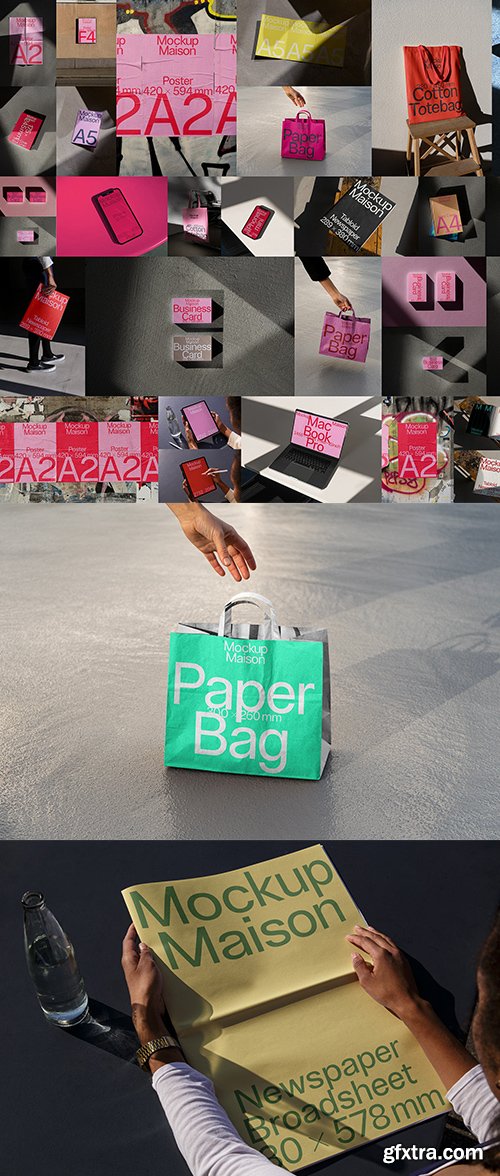 Mockup Maison - F Collection &ndash; 45 Mockups $180