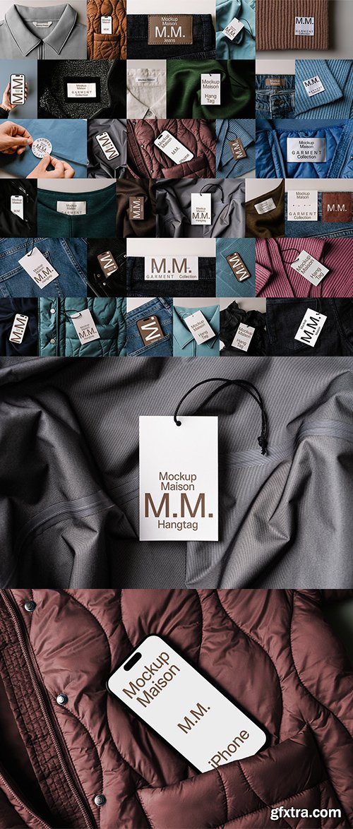 Mockup Maison - Garment Collection &ndash; 33 Mockups $149