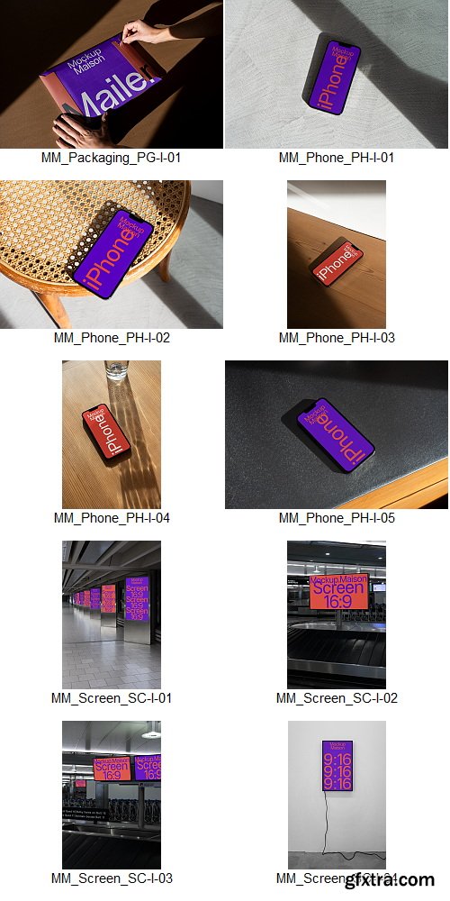 Mockup Maison - I Collection &ndash; 70 Mockups $280