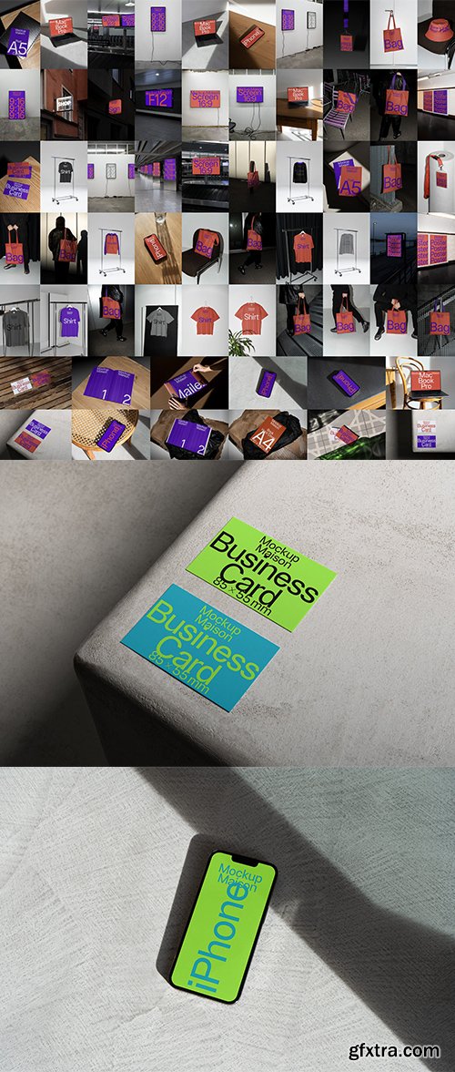 Mockup Maison - I Collection &ndash; 70 Mockups $280