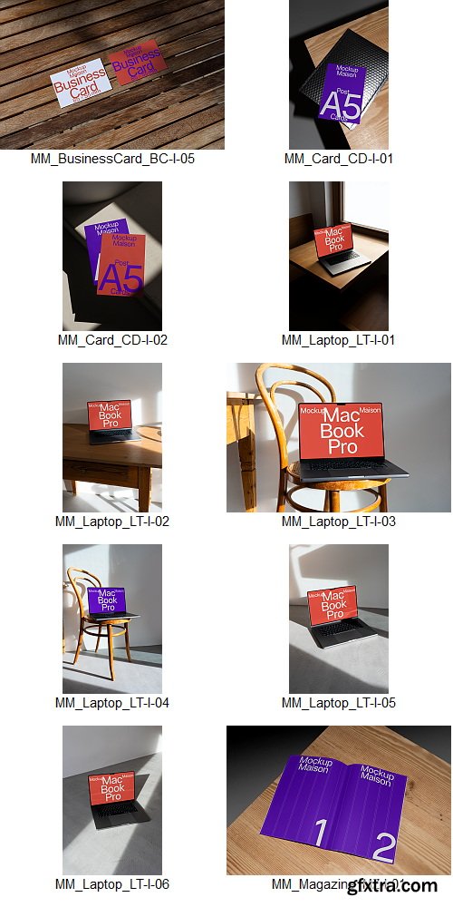 Mockup Maison - I Collection &ndash; 70 Mockups $280