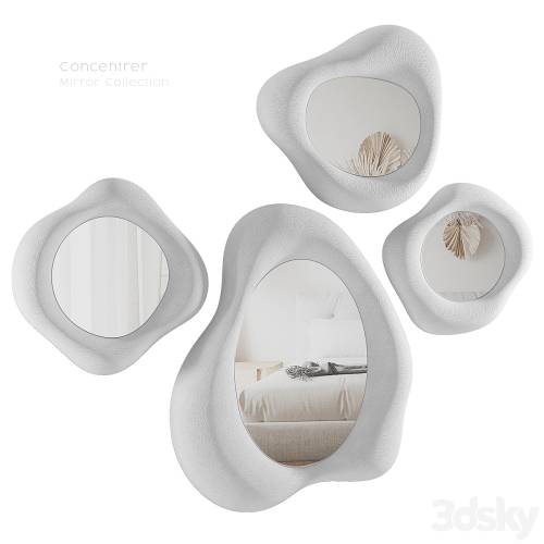 '3dsky Pro - Black Rooster Decor - Concentrer Mirror Collection'