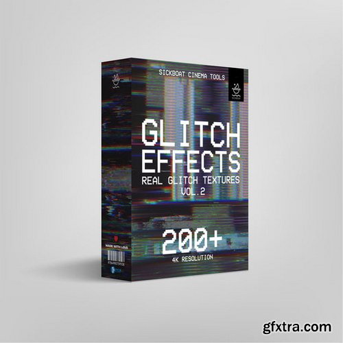 Sickboat - GLITCH EFFECTS: REAL GLITCH TEXTURE OVERLAYS (VOL. 2)