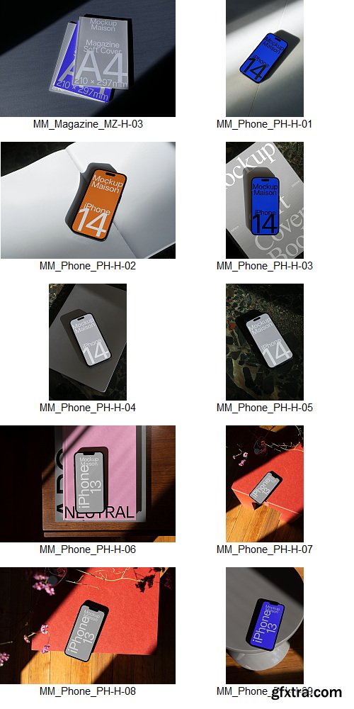 Mockup Maison - H Collection &ndash; 70 Mockups $280