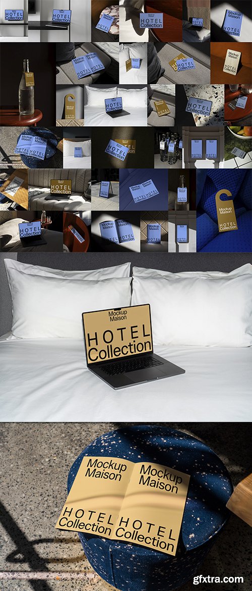 Mockup Maison - Hotel Collection &ndash; 33 Mockups $150