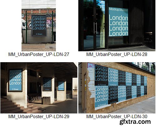 Mockup Maison - London Collection &ndash; 64 Mockups $260